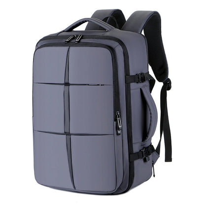 Sac à Dos Voyage Cabine Avion 33L Grand Bagage à Main Antivol Sac à Dos Ordinateur Portable 17 Pouces Imperméable Homme Femme Noir