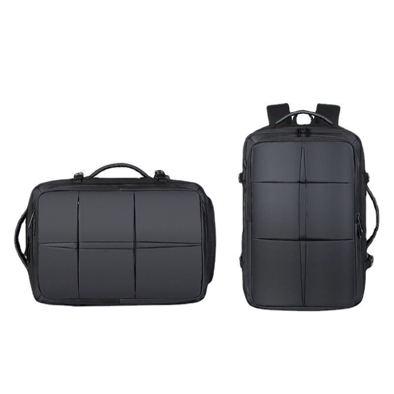 Sac à Dos Voyage Cabine Avion 33L Grand Bagage à Main Antivol Sac à Dos Ordinateur Portable 17 Pouces Imperméable Homme Femme Noir